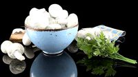 Mushrooms in high quality with textures