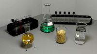 Chemical flasks set