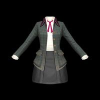 low poly school uniform