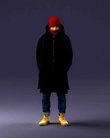 Man in winter clothes 0118