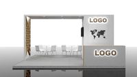 6 meter x 6 meter island stall