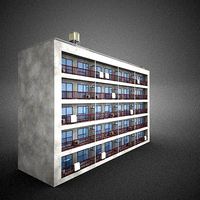 Japan building 17 model in Lightwave 3D