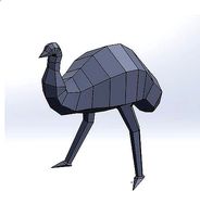 Emu Low Poly