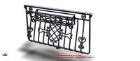 Calm handrail with flower support