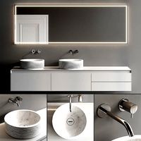 Antonio Lupi Panta Rei Introverso Vanity Unit Set 4