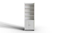 Hauga High Cabinet with 2 Doors White