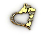 Love  Heart pendant