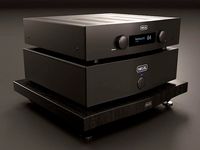 HEGEL H190 Amp and HEGEL H20 Power Amp with Amp Stand