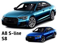 Audi A8-S-line and S8 2022