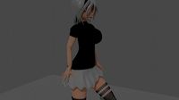 Girl gothic Anime Woman Mesh chica gotica de anime Mesh