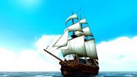 Cartoon Galleon Ship