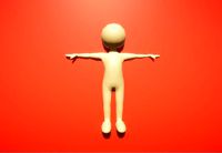 Stickman lowpoly