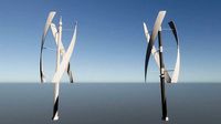 Low Poly Vertical Wind Turbine