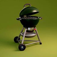 Cartoon barbecue BBQ