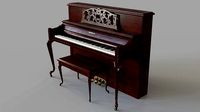 Baldwin Upright Piano French Cherry