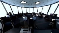 Airport Control Tower Interior