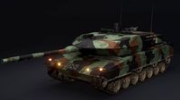 Leopard 2A6 Rigged MBT