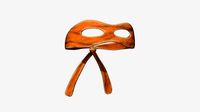 Turtle Ninja Mask 02 Orange - Bandana Character Design
