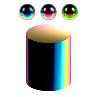 Iridescent side table