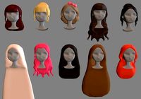 Various hairstyles package