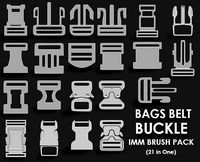 Bags Belt Buckle IMM Bruch Pack 21 in one