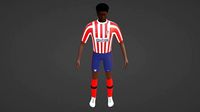 Soccer Player - Atletico Madrid