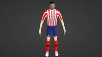 Soccer Player - Atletico Madrid