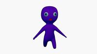 Purple character