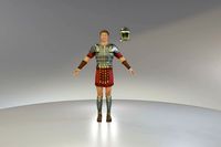 Low Poly Roman Soldier