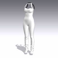WHITE JUMPSUIT LOOK MODERN ELEGANCE