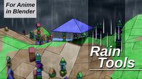 For Anime In Blender - Rain Tools
