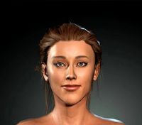 3d model of Ariana Grande 3D model low poly   for Game