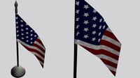 american flag flag desktop