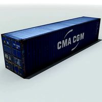 Cargo Shipping Container 04 Simple