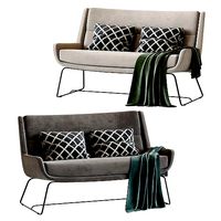 Naughtone Hush Low  2-Seater  Sled