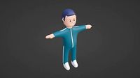 Squid Game Character - DarkBlue