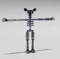 Endoskeleton 02 3D model from FNaF 2