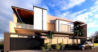Exterior Scene 3D House Elevation model