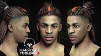 Ja Morant Bust NBA player 3D textured