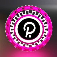 Polkadot Crypto Coin 3D Model