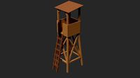 Lowpoly Hunter Booth