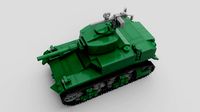 Rigged Lego M3A1 Tank