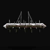 JAGGED LOG PITFALL BOOBY TRAP HUNTER DEADFALL
