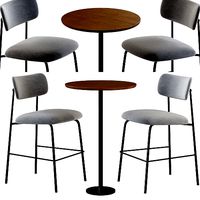 artifort aloa barstool and table