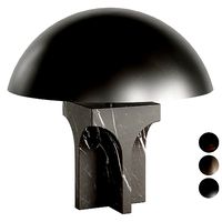 FENDI ROXIE TABLE LAMP MARQUINA BLACK MARBLE