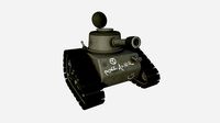 War Tank Cartoon A12 Peacemaker - Military Vehicle