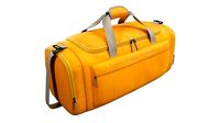 Duffel sport travel bag yellow