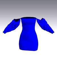 DRESS LOOK STRAPLESS NECKLINE FASHION