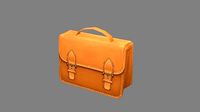 cartoon briefcase -brown suitcase