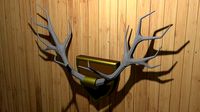 Low Poly Deer Antler Support